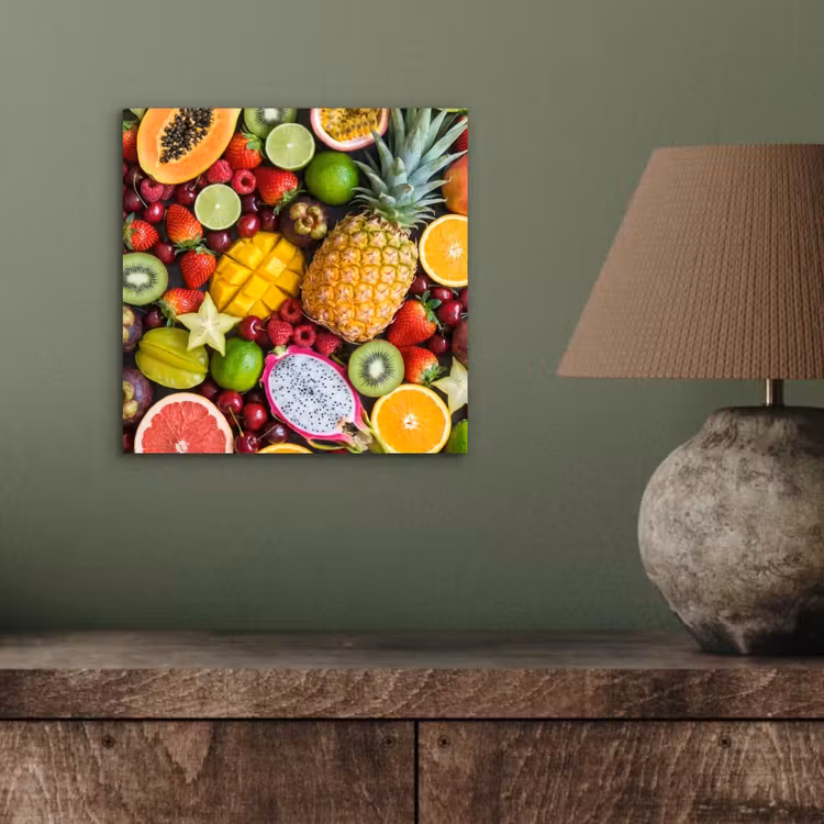 Fruit - Assortiment - Vers - Gezond - Kleurrijk aluminium wit klein -sfeer2
