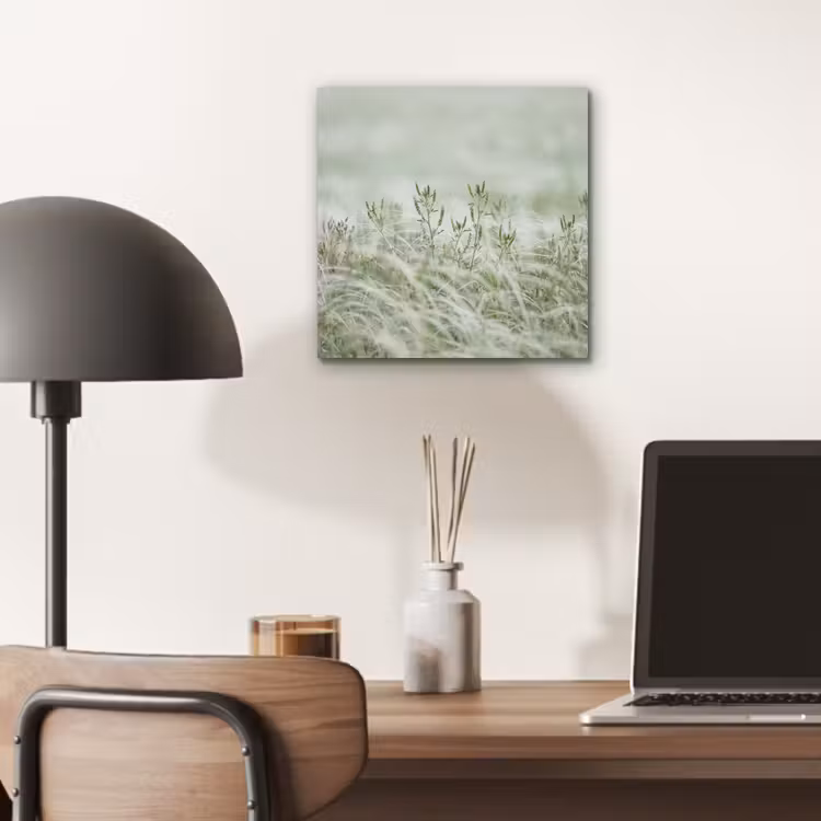 Grassen - Minimalistisch - Groen aluminium wit klein -sfeer5