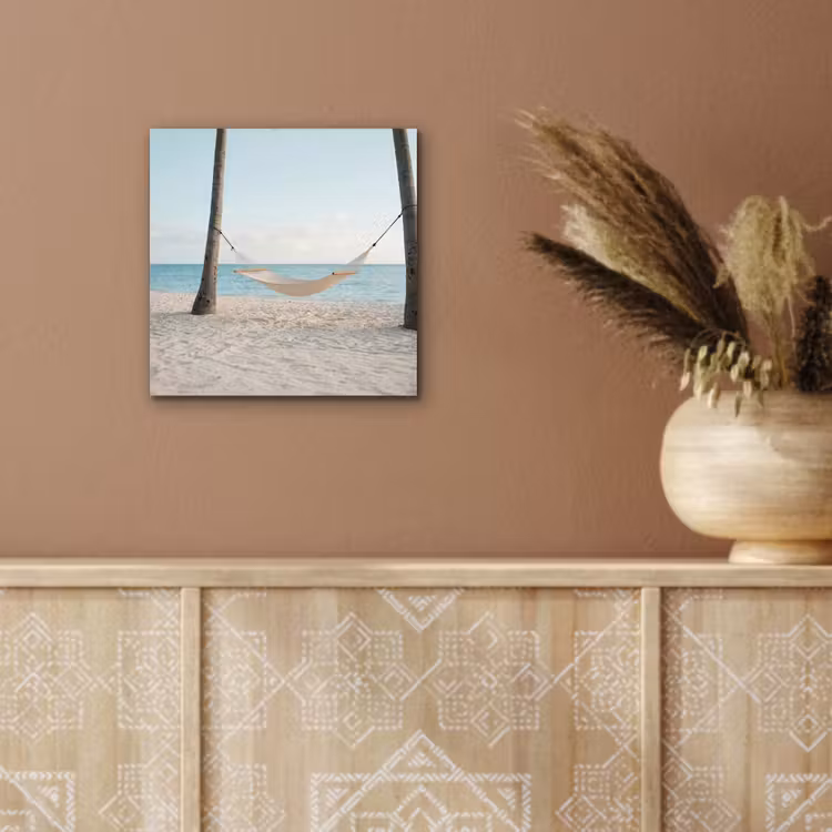 Hangmat - Strand - Wit aluminium wit klein -sfeer4