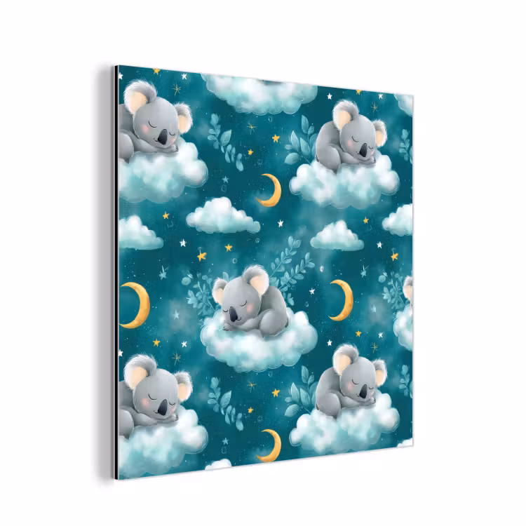 Koala's - Betoverend - Blauw aluminium wit klein 46 -3d