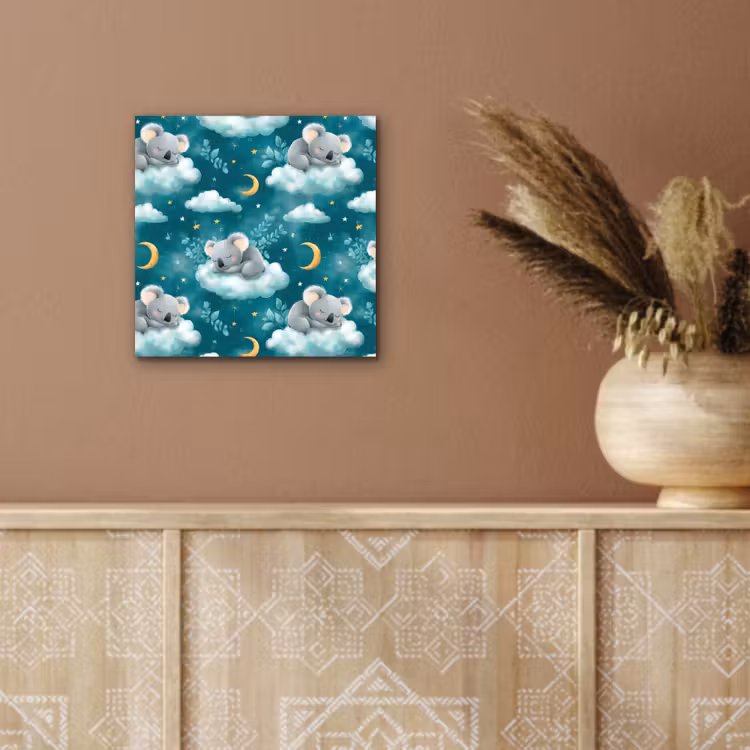 Koala's - Betoverend - Blauw aluminium wit klein 46 -sfeer4