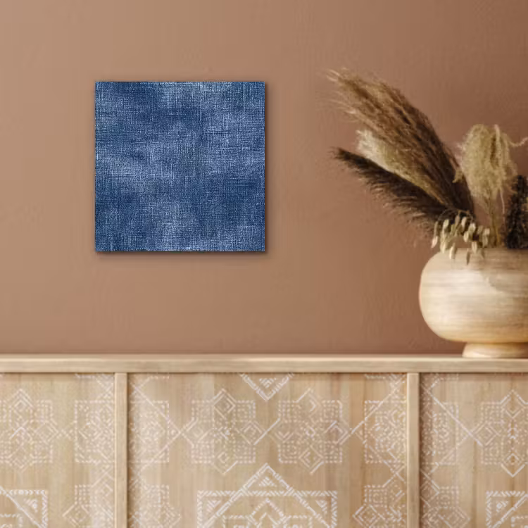 Linnen - Textuur - Patroon - Denim - Rustiek aluminium wit klein 46 -sfeer4
