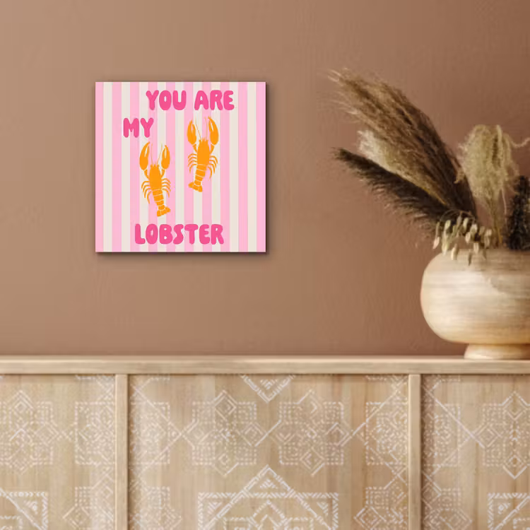 Lobster - Love - Valentijn aluminium wit klein -sfeer4