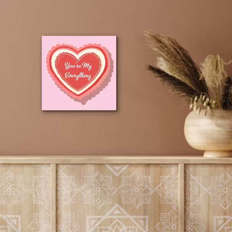 Liefde - Hart - Valentijn aluminium wit klein -sfeer4