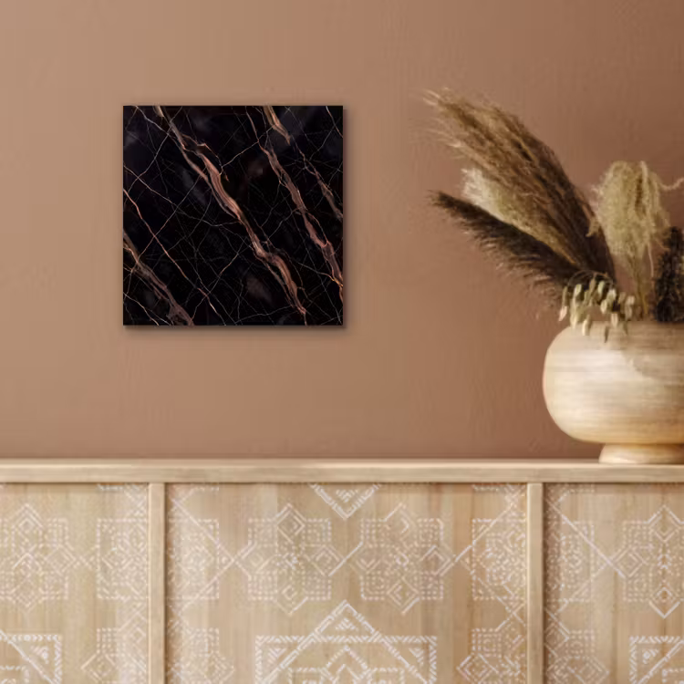 Marmer - Goud - Patroon - Luxe - Zwart aluminium wit klein -sfeer4