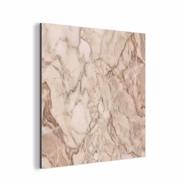 Marmer - Aderen - Textuur - Beige - Modern aluminium wit klein -3d