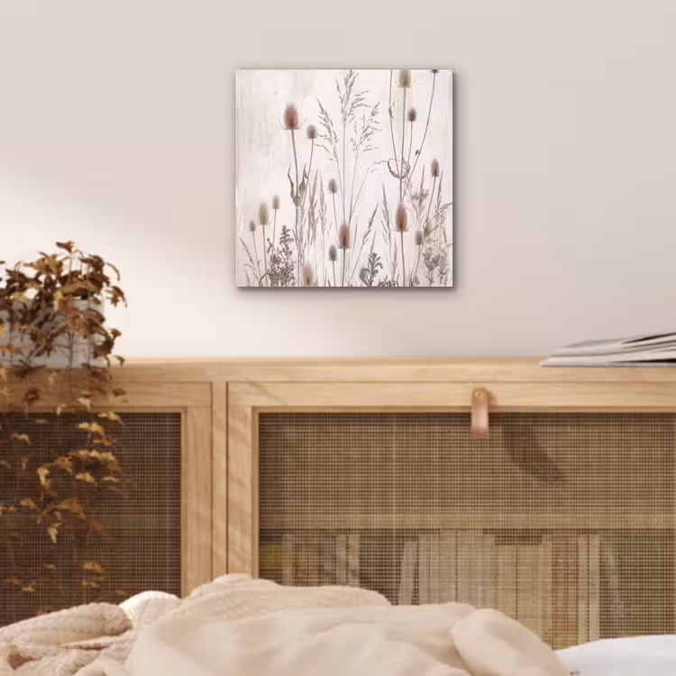 Weidebloemen - Design - Sepia aluminium wit klein -sfeer3
