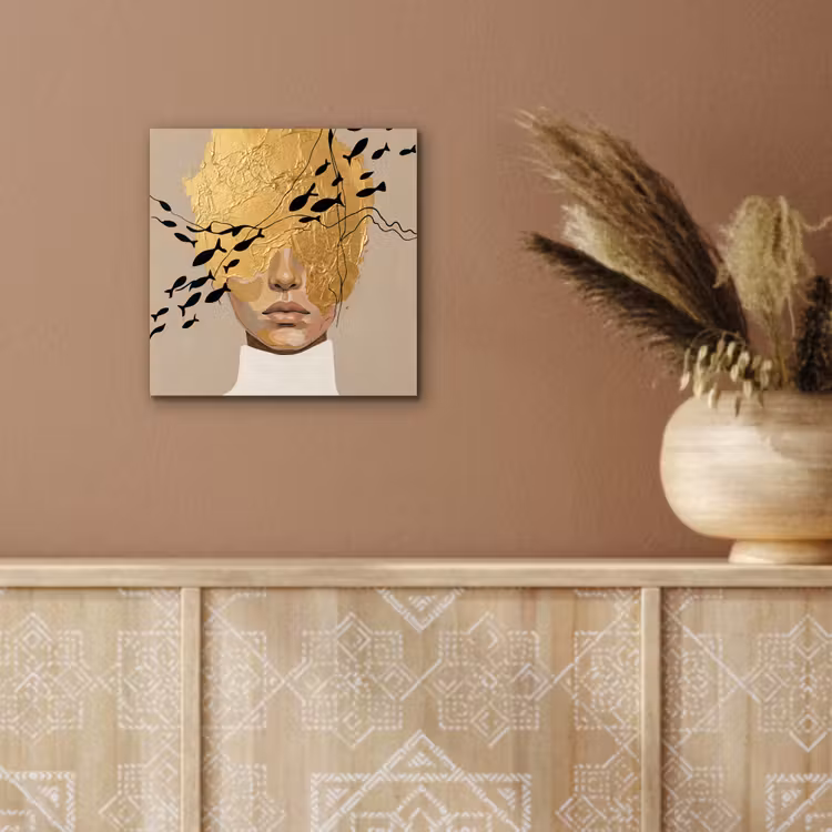 Modern - Vrouw - Goud aluminium wit klein -sfeer4