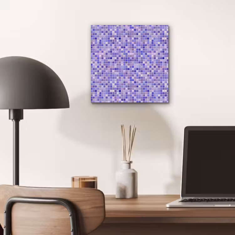 Mozaïek - Tegels - Lila - Amethist aluminium wit klein 46 -sfeer5