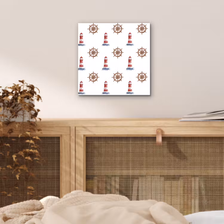Nautisch - Klassiek - Rood aluminium wit klein 46 -sfeer3
