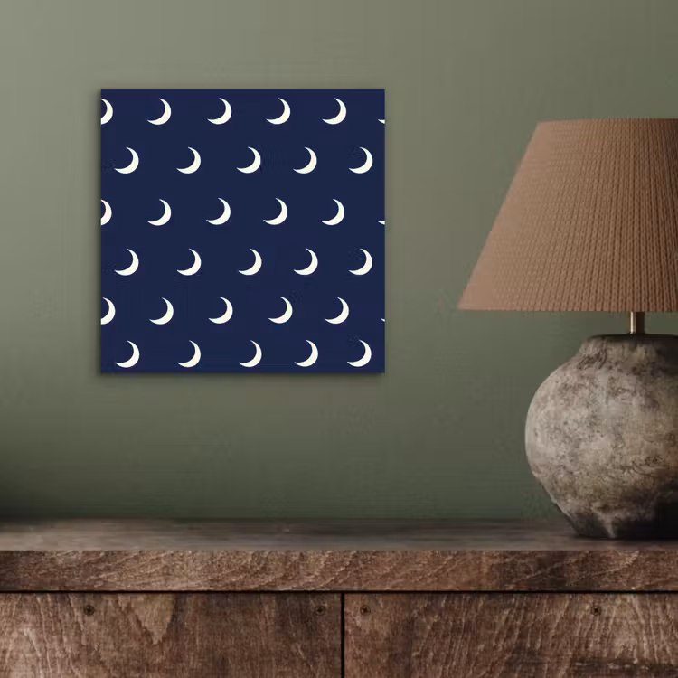 Patroon - Manen - Blauw aluminium wit klein 46 -sfeer2