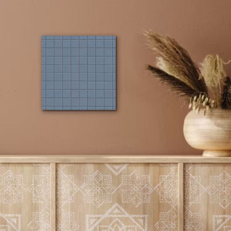 Patroon - Tegel - Blauwgrijs aluminium wit klein 46 -sfeer4