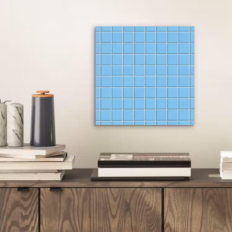 Patroon - Tegel - Pastel - Blauw aluminium wit klein 46 -sfeer1