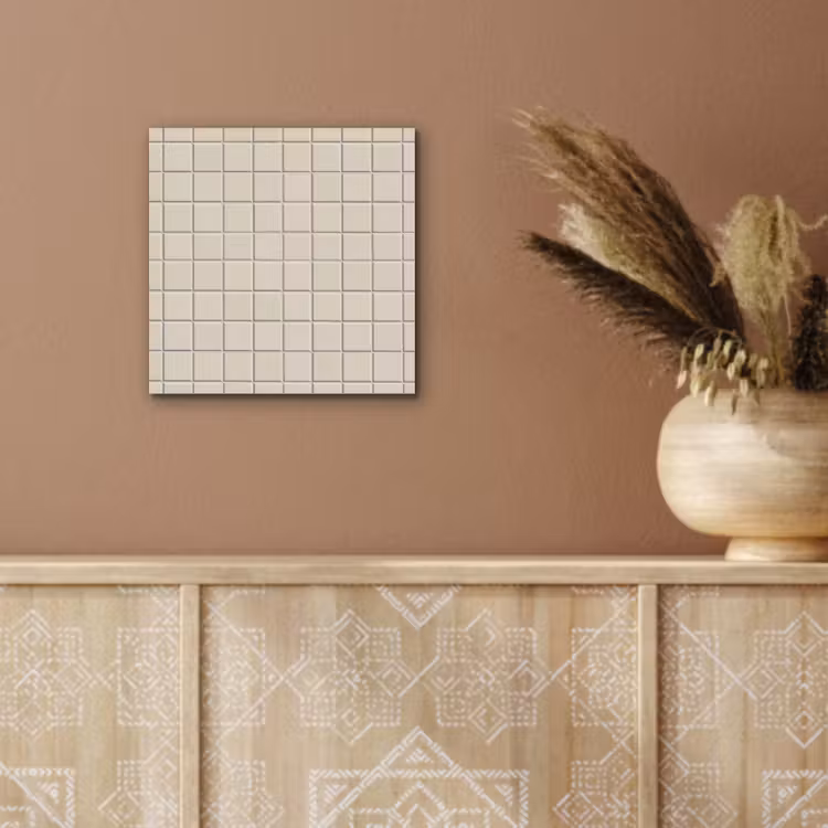Patroon - Tegels - Taupe aluminium wit klein 46 -sfeer4