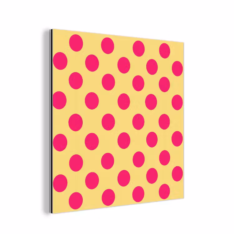 Roze - Stippen - Geel aluminium wit klein 46 -3d