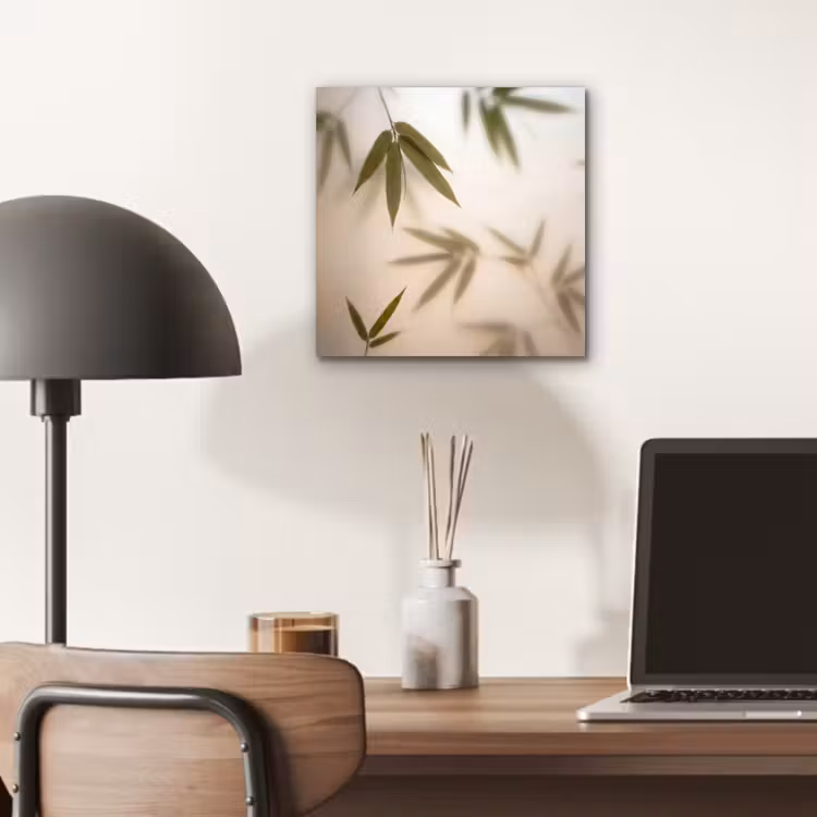Planten - Bladeren - Natuur - Groen aluminium wit klein -sfeer5