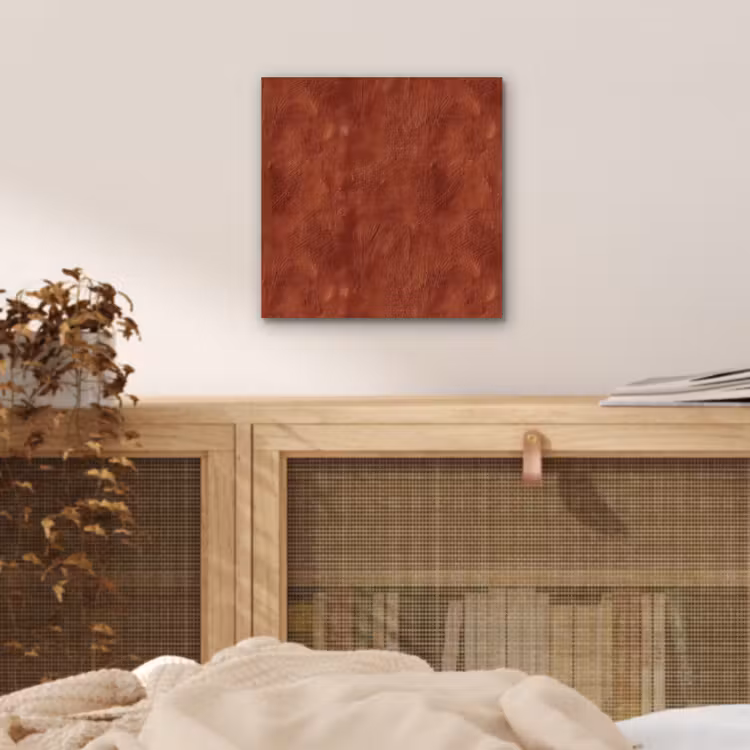 Stucwerk - Textuur - Terracotta aluminium wit klein 46 -sfeer3