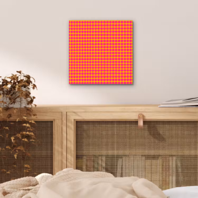 Stippen - Patroon - Oranje aluminium wit klein 46 -sfeer3