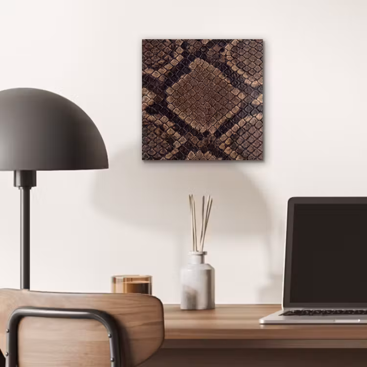 Python - Schubben - Brons aluminium wit klein -sfeer5