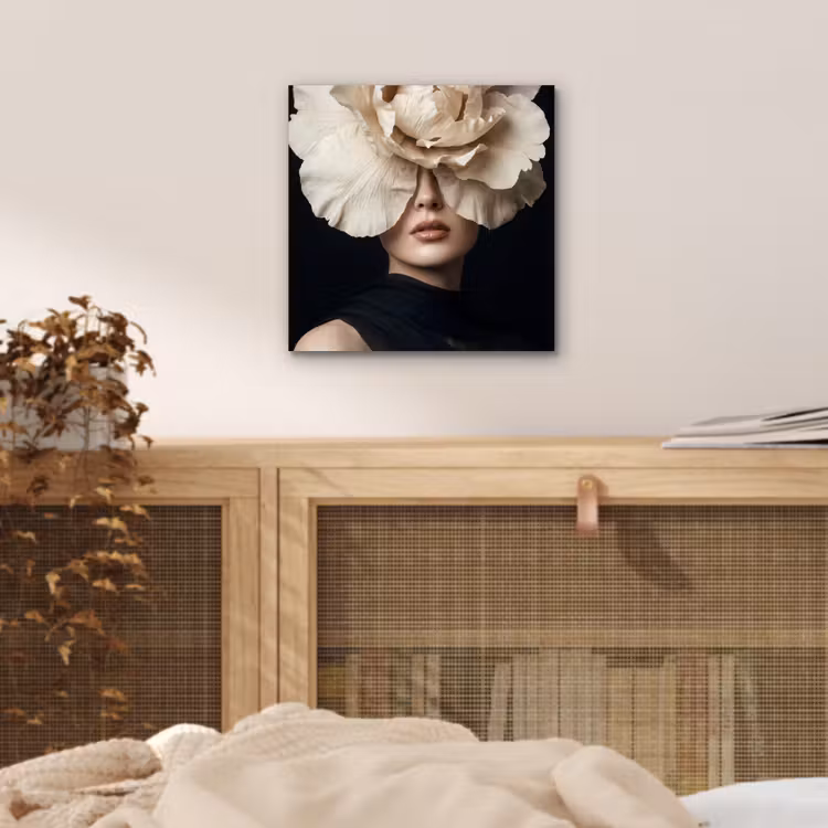 Roos - Tijdloos - Zwart aluminium wit klein -sfeer3