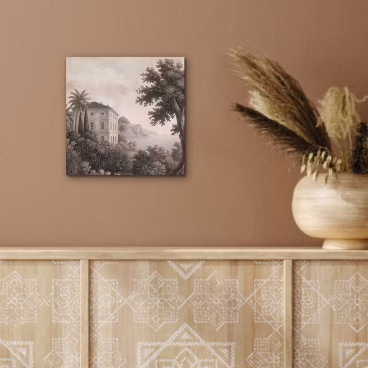 Zee - Villa - Beige aluminium wit klein -sfeer4