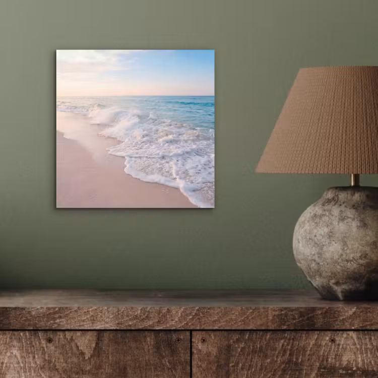 Zee - Golven - Strand - Natuur - Wit aluminium wit klein -sfeer2