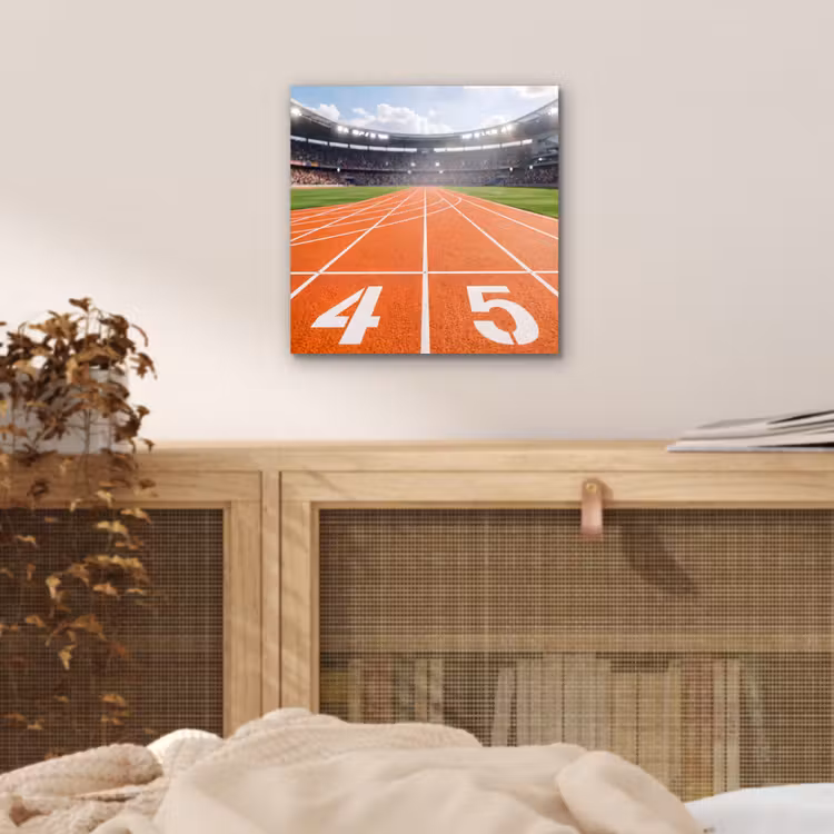 Sintelbaan - Stadion - Sport -Oranje aluminium wit klein -sfeer3