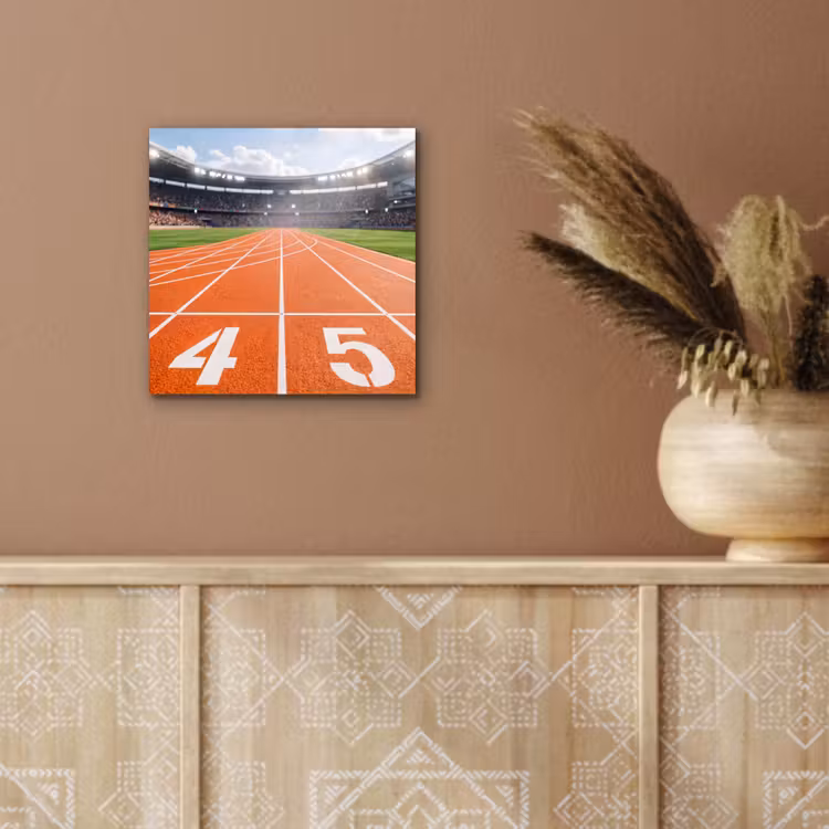 Sintelbaan - Stadion - Sport -Oranje aluminium wit klein -sfeer4
