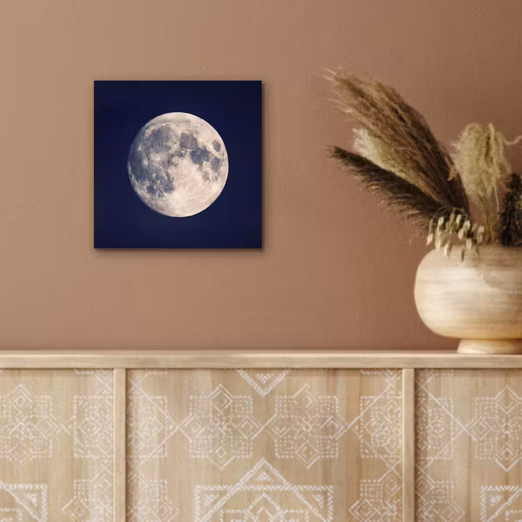 Ruimte - Maan - Kosmos aluminium wit klein -sfeer4