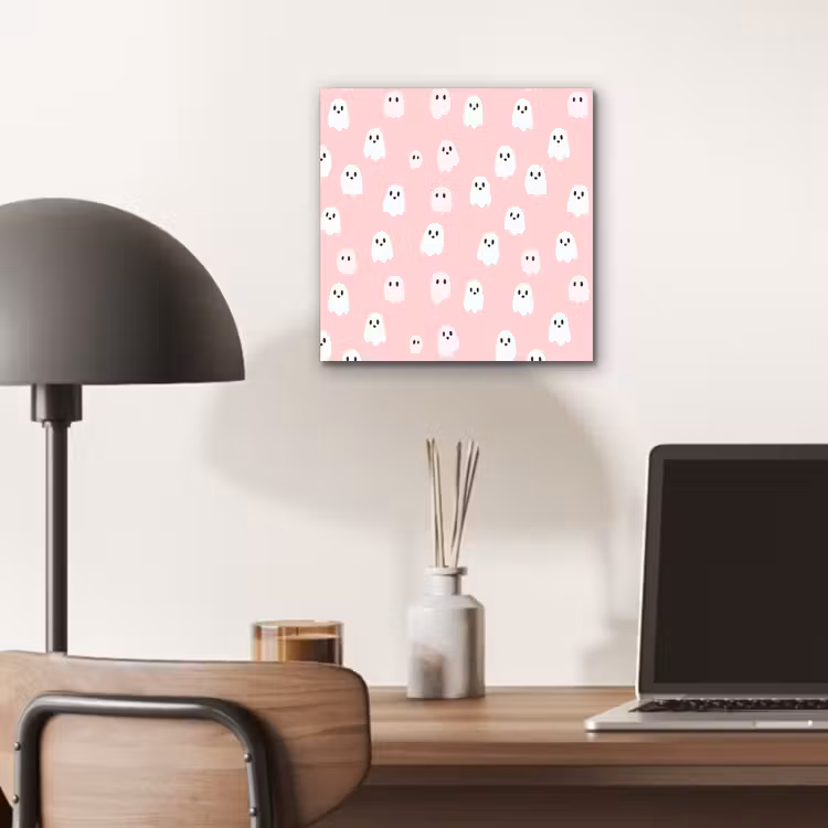 Spookjes - Patroon - Roze aluminium wit klein 46 -sfeer5