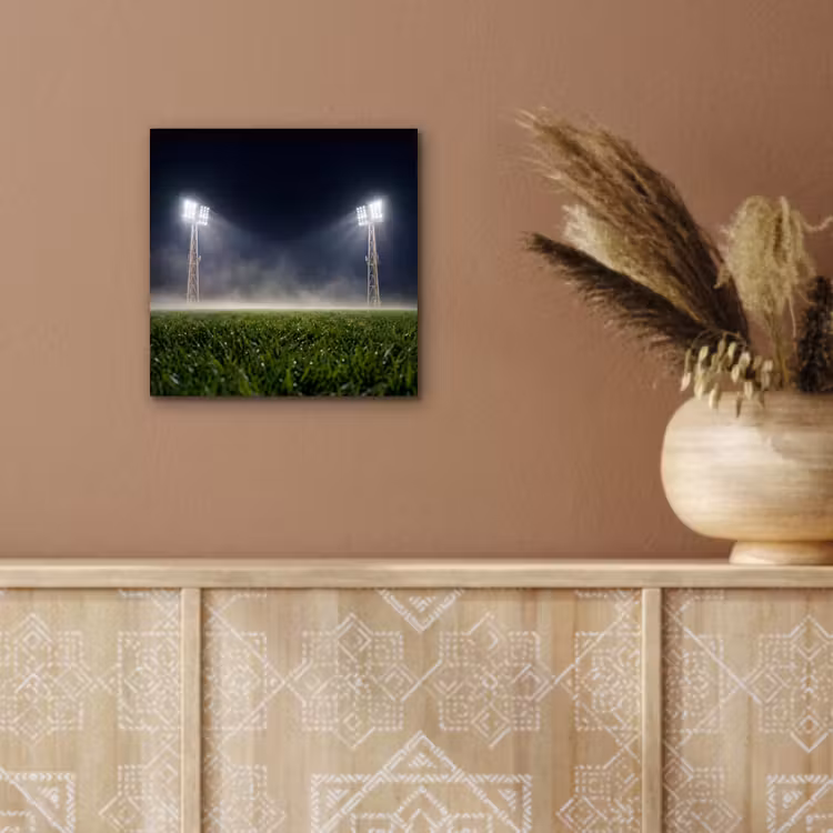 Stadion - Lichtmast - Sport - Nacht aluminium wit klein -sfeer4