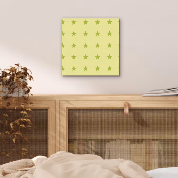 Sterren - Patroon - Groen aluminium wit klein 46 -sfeer3