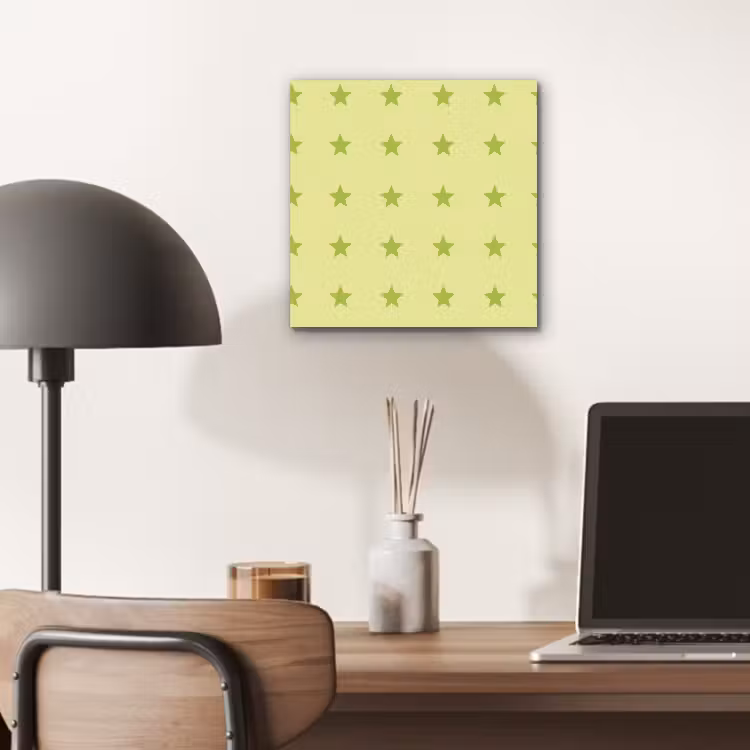 Sterren - Patroon - Groen aluminium wit klein 46 -sfeer5