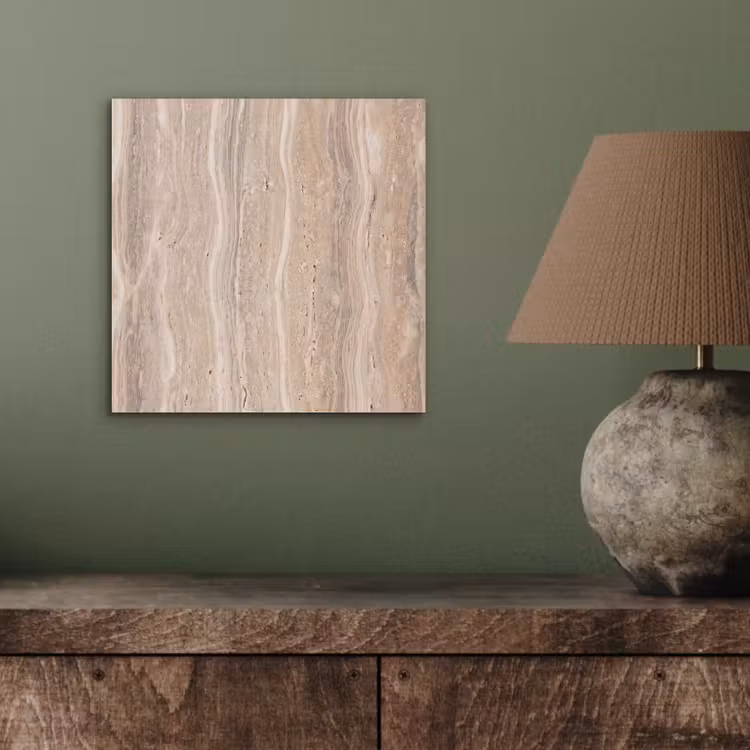 Steen - Patroon - Textuur - Natuurlijk - Beige aluminium wit klein -sfeer2