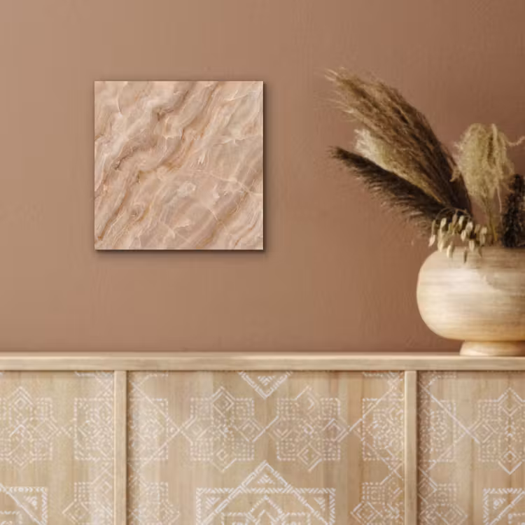 Steen - Ader - Natuur - Modern - Beige aluminium wit klein -sfeer4