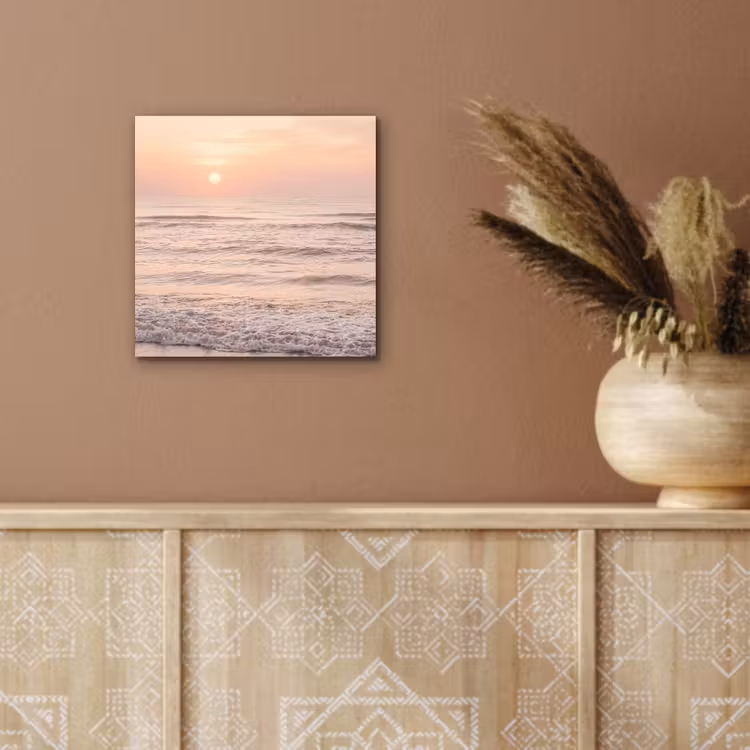 Zon - Strand - Roze aluminium wit klein -sfeer4