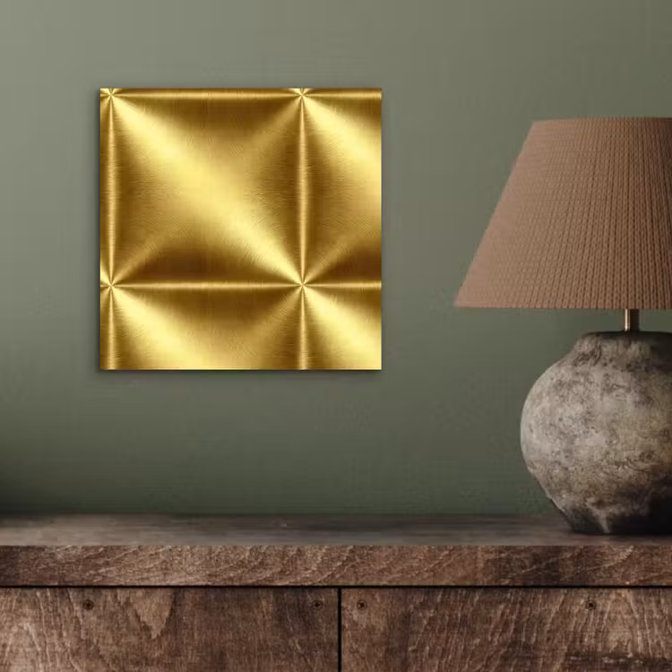 Textuur - Geborsteld Goud - Industrieel - Metallic aluminium wit klein 46 -sfeer2