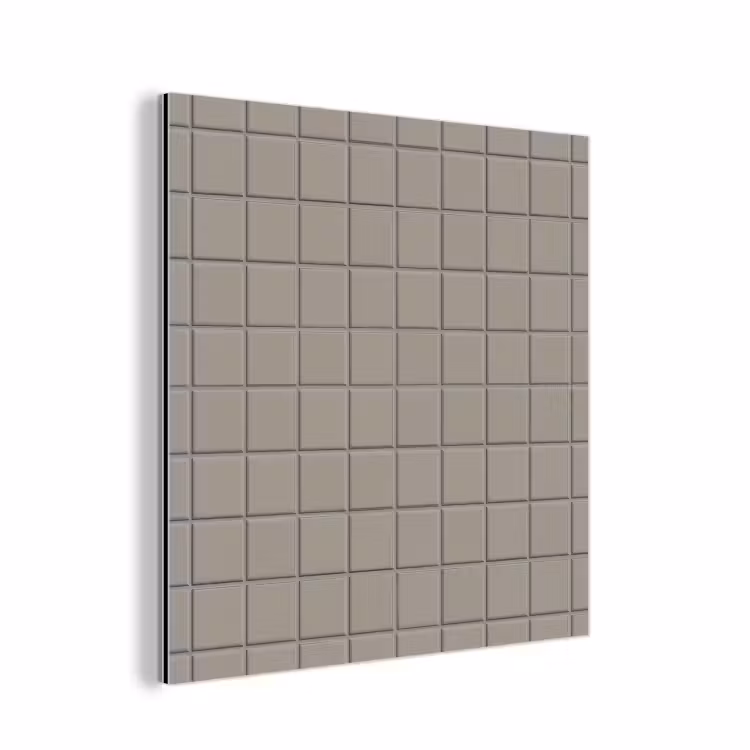 Tegel - Patroon Kiezel - Grijs aluminium wit klein 46 -3d