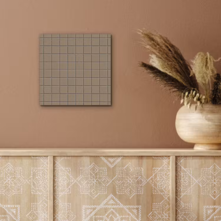 Tegel - Patroon - Taupe aluminium wit klein 46 -sfeer4