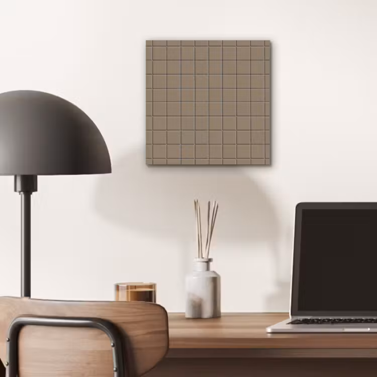 Tegel - Patroon - Taupe aluminium wit klein 46 -sfeer5