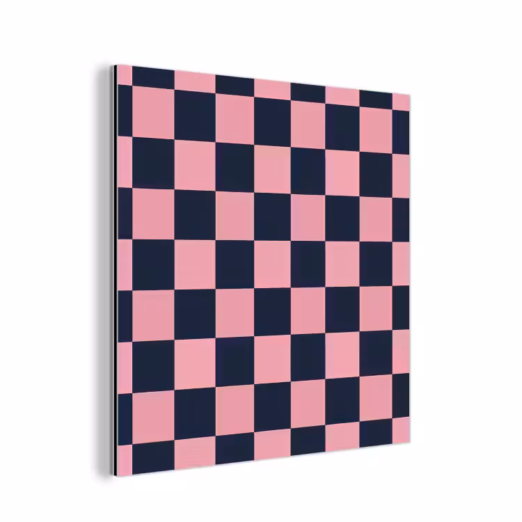 Traditioneel - Patroon - Blauw - Roze aluminium wit klein 46 -3d