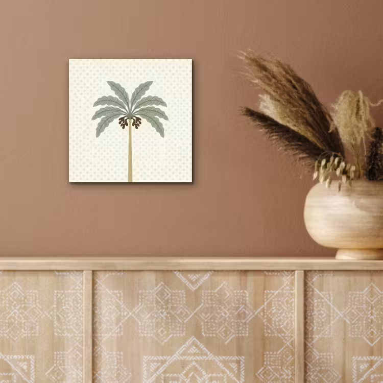 Boom - Bladeren - Groen - Decoratief - Beige aluminium wit klein -sfeer4