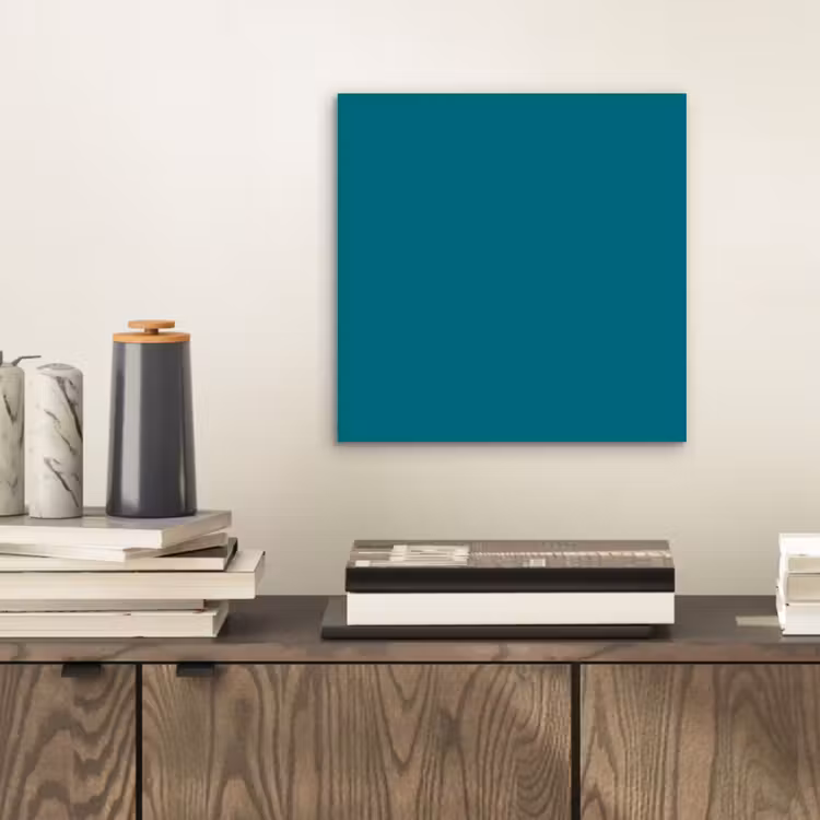 Tropical - Peacock - Blauw aluminium wit klein 46 -sfeer1
