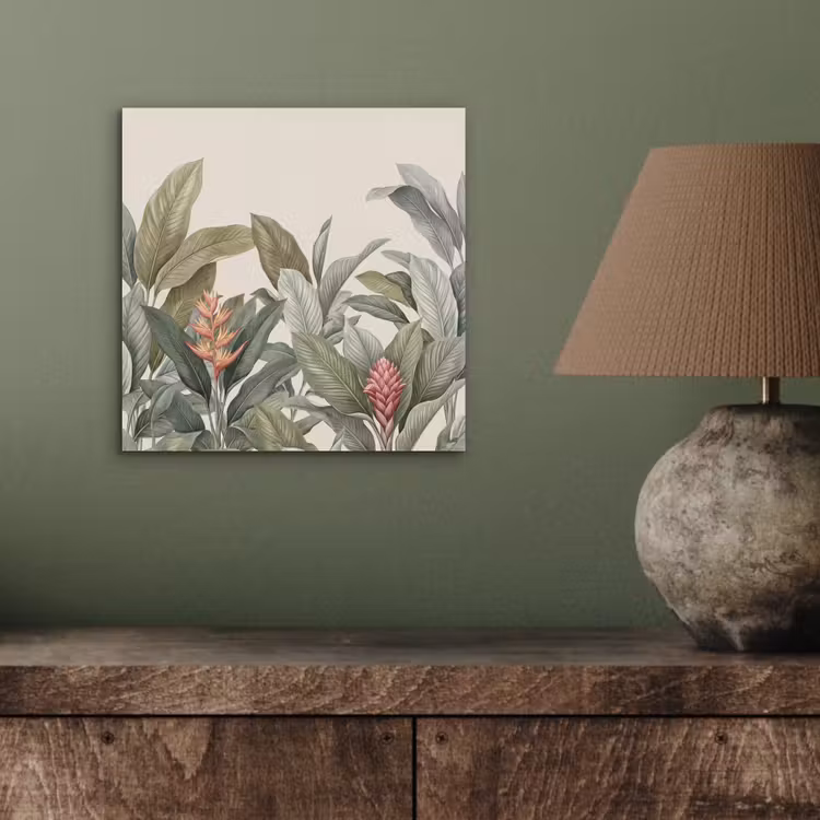 Tropisch - Planten - Modern - Groen aluminium wit klein -sfeer2