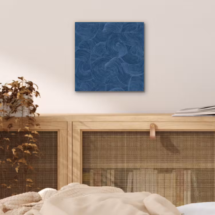 Golven - Textuur - Patroon - Blauw aluminium wit klein 46 -sfeer3