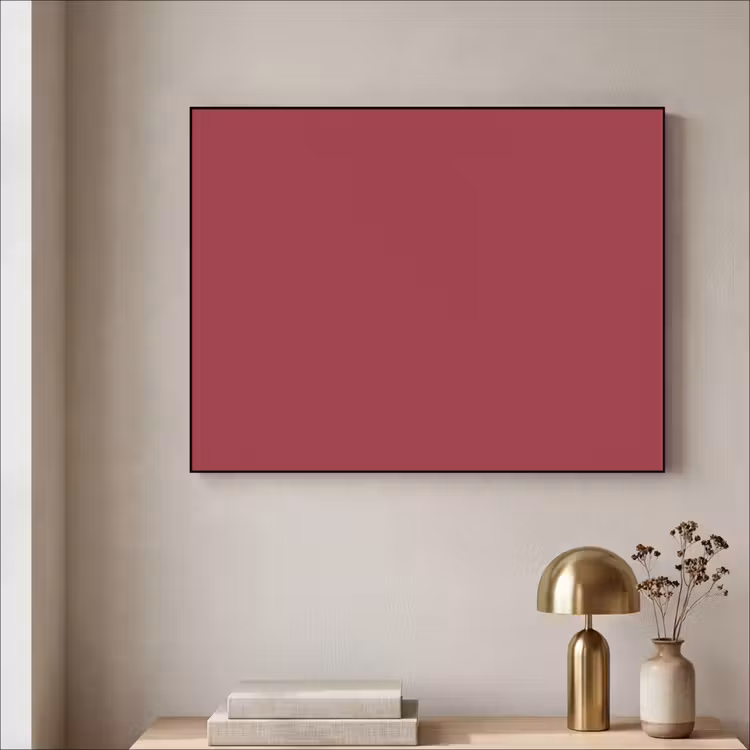 Antique - Ruby - Rood Textielframe zwart klein 947 -sfeer2