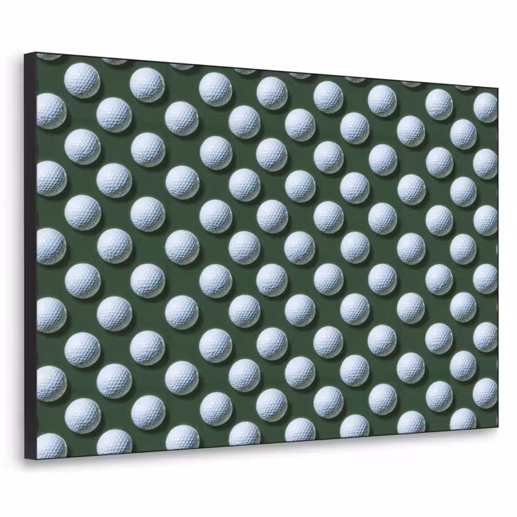 Ballen - Golf - Groen Textielframe zwart klein 947 -3d