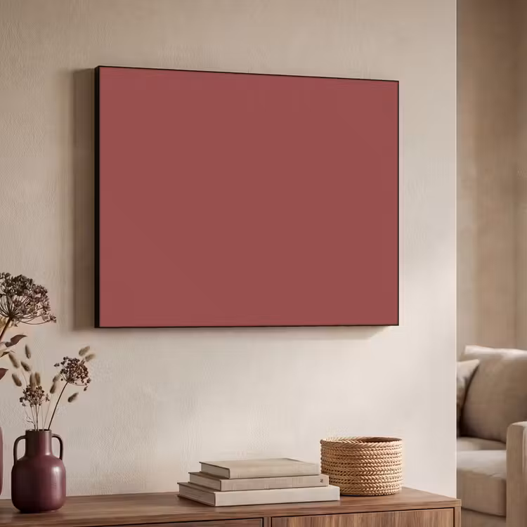 Barn - Antique - Rood Textielframe zwart klein 947 -sfeer3