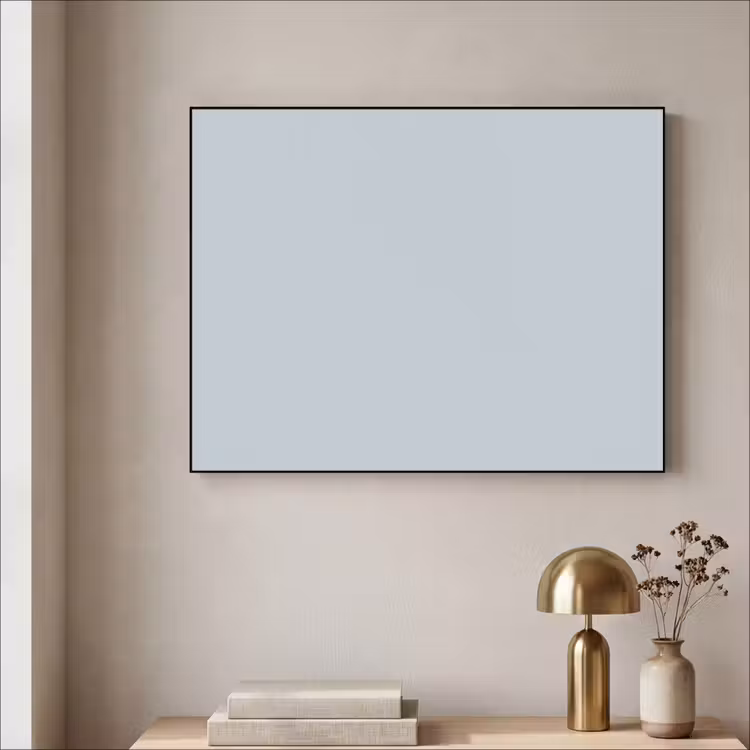 Blue - Bay - Blauw Textielframe zwart klein 947 -sfeer2