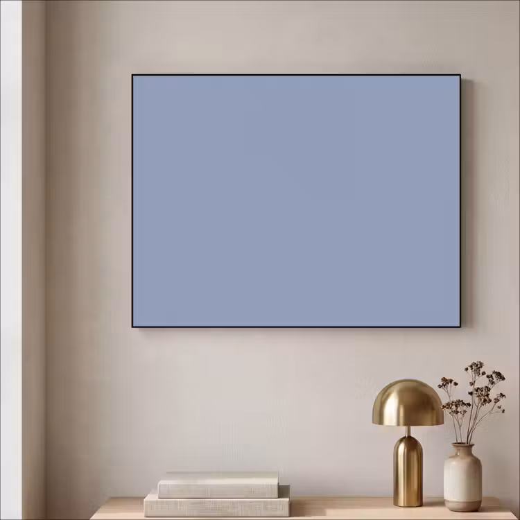 Canary - Champ - Blauw Textielframe zwart klein 947 -sfeer2